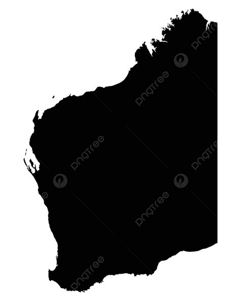 Map Of Western Australia Cartography Australia Geography Vector