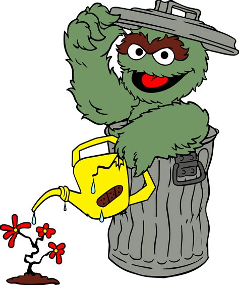 Oscar The Grouch Svg Sesame Street Svg Sesame Street Clipa Inspire