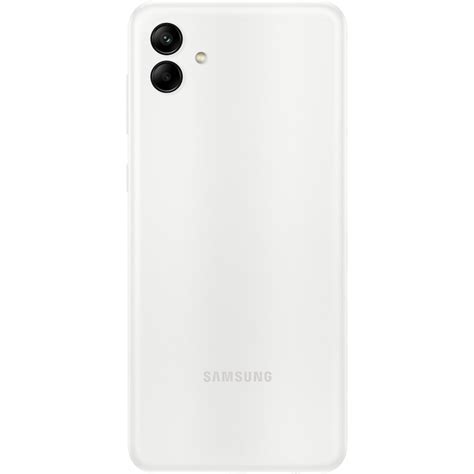 Мобилен телефон Samsung Galaxy A04, 32GB, 3GB RAM, 4G, Бял - eMAG.bg