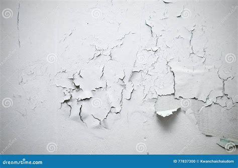 Cracked Paint On Wall In Room Stock Photo Image Of Abstract Broken