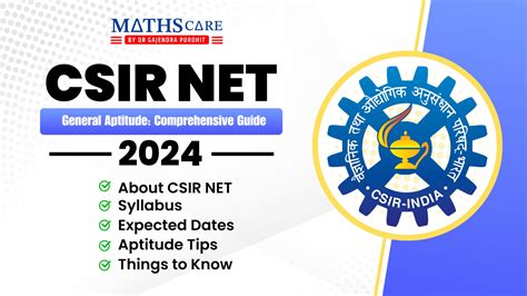 Csir Net General Aptitude Comprehensive Guide Mathscare