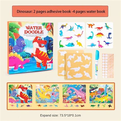 Montessori Wasser Malerei Und Sticker B Cher Magische