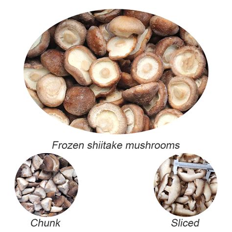 Iqf Shiitake Mushroom Slices Premium Frozen Shiitake From China