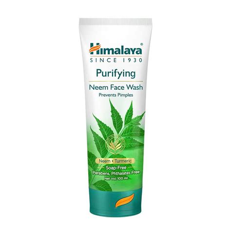 Himalaya Neem Face Wash Pencuci Muka Neem Semambu Jerawat Lelaki