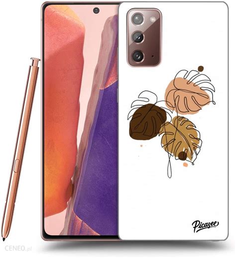 Silikonowe Czarne Etui Na Samsung Galaxy Note Monstera Etui Na