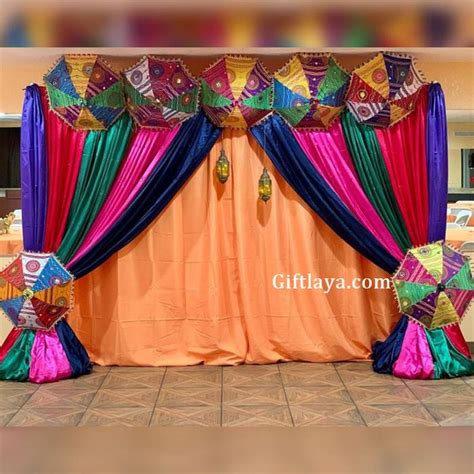 Simple Stage Decoration For Mehndi Function Shelly Lighting