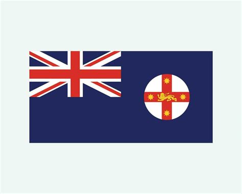 Flag of New South Wales NSW, Australia. Australian State New South ...