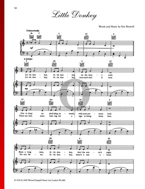 Little Donkey Song Lyrics 6