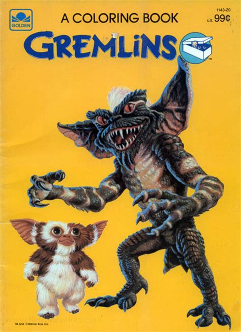 Gremlins Coloring Book Golden Books Retro Reprints