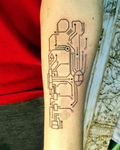 Circuit Board Tattoo Ideas That Will Blow Your Mind