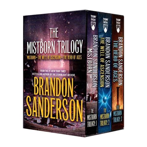 Milumilu Mistborn Trilogy Boxed Set Brandon Sanderson Original English