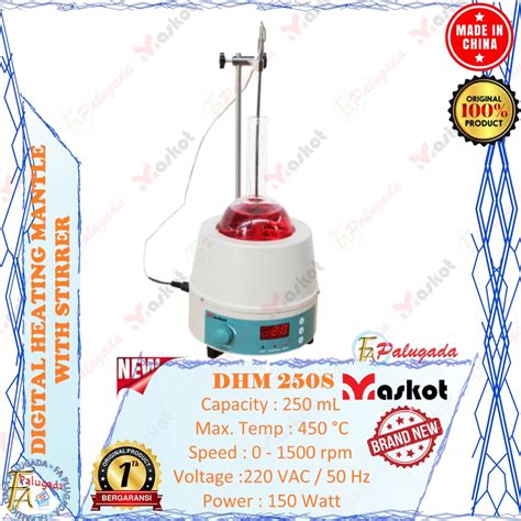 Jual DHM 250S DIGITAL HEATING MANTLE WITH STIRRER FOR BOILING 250mL