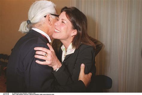 Photo Karl Lagerfeld Et La Princesse Caroline De Hanovre Caroline De