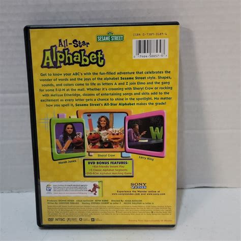 Sesame Street All Star Alphabet Dvds Dvds Blu Ray Discs