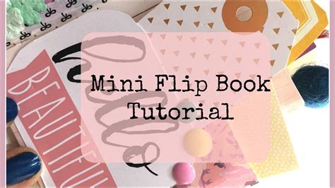 Mini Flip Book Tutorial Youtube