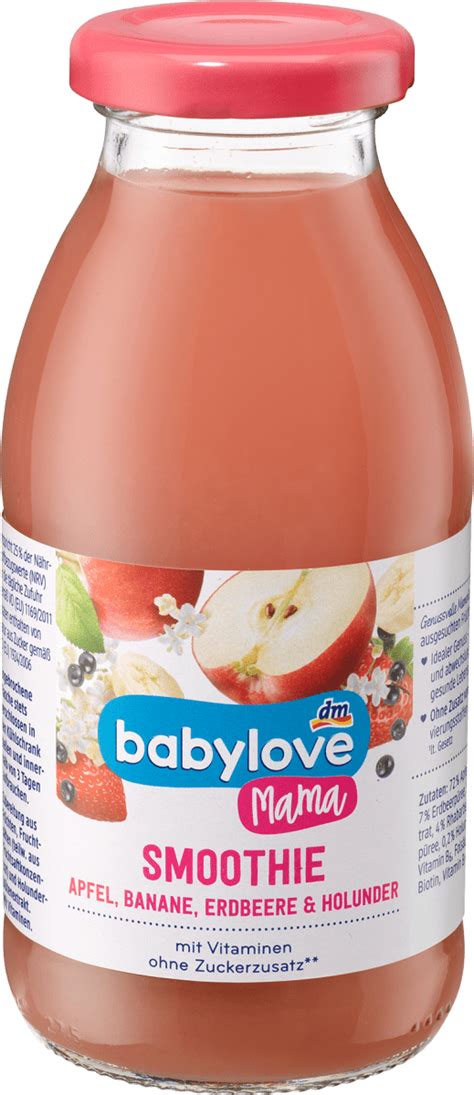 Babylove Mama Smoothie Jab Ko Banan Truskawka Czarny Bez Ml