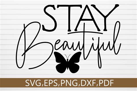 Stay Beautiful Svg Design Graphic By Monidesignhat Creative Fabrica