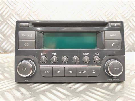 Radio Fabryczne Cd Aux Radioodtwarzacz Nissan Qashqai I J Lift