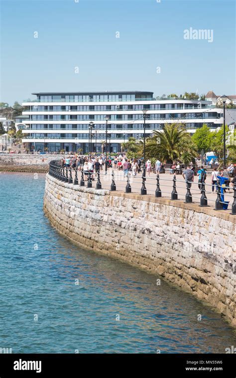 view   harbour   hotel torquay devon uk stock photo alamy
