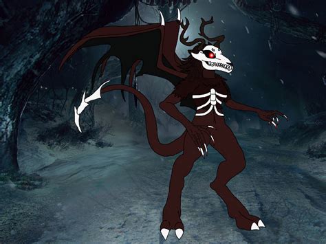 wendigo dragon wendy dragotober   dinofoxy  deviantart