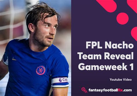 Fantasy Premier League Team Reveal Gameweek 1 FPL Nacho