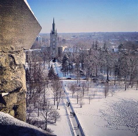 Western University In The Winter Western University Places To Go