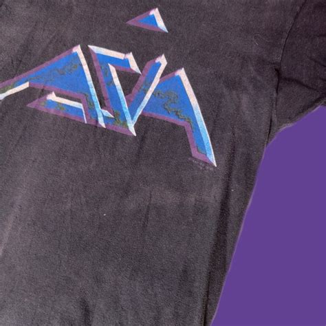 1982 Asia Band Vintage Tour Tee Shirt Screen Stars Gem