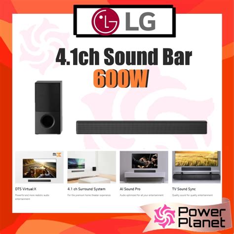 LG SNH5 600W 4 1ch Sound Bar With DTS Virtual X Bluetooth