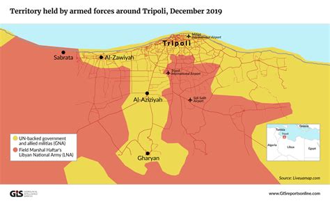 Libyan Civil War Beyond The Siege Of Tripoli Gis Reports