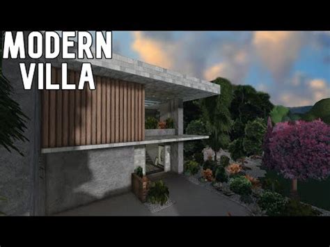 Bloxburg Speedbuild| Modern Villa| Part 1| Roblox - YouTube