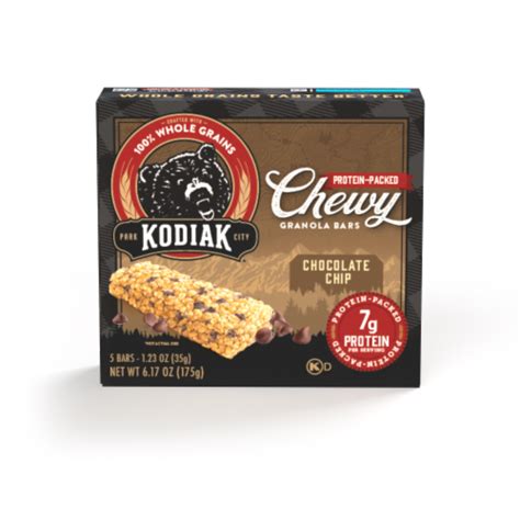 Kodiak Chocolate Chip Chewy Granola Bars Ct Fred Meyer