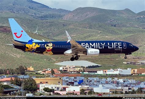 OO JAF TUI Airlines Belgium Boeing 737 8K5 WL Photo By Rafael Santana