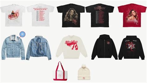 NEW: Shop exclusive Mariah Carey holiday tour merch on Amazon