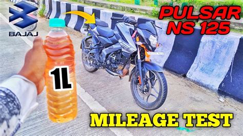 Bajaj Pulsar Ns Mileage Test In One Liter Kitna Deti Hai Youtube