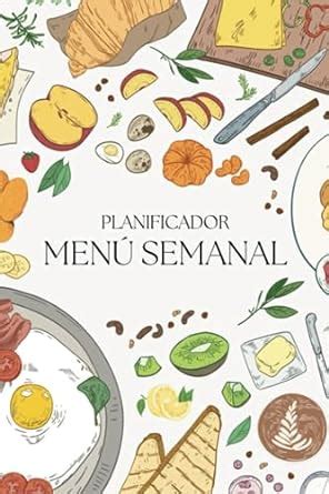 Planificador De Men S De Comidas Semanal Familiar Diario De Comidas O