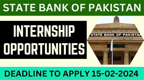 Sbp Summer Internship State Bank Of Pakistan Internship Program