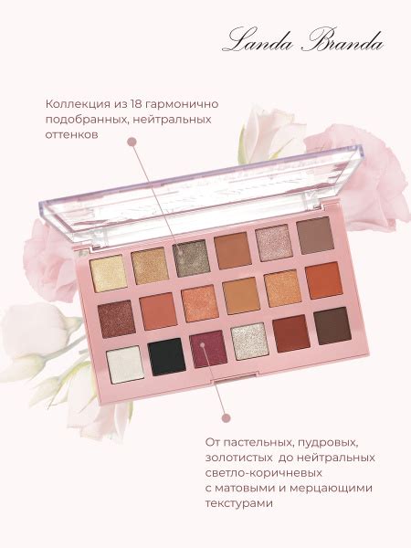 Landa Branda Палетка теней 18 тонов Look Good Naked NEW classic 62 тон