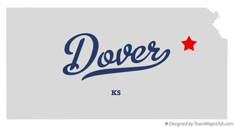 Map of Dover, KS, Kansas