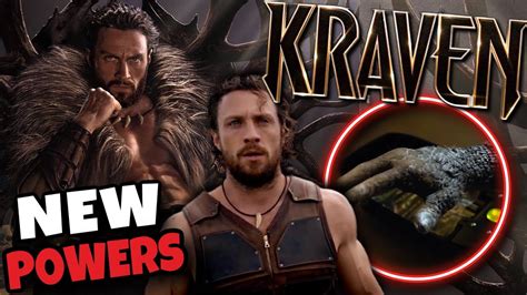 Kraven The Hunter Trailer Breakdown New Powers And Spider Man Easter