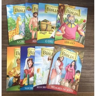 Livrinhos Infantis B Blicos Historias E Colorir Shopee Brasil