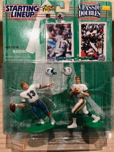 Kenner Starting Lineup Dan Marino Bob Griese Miami Dolphins Classic