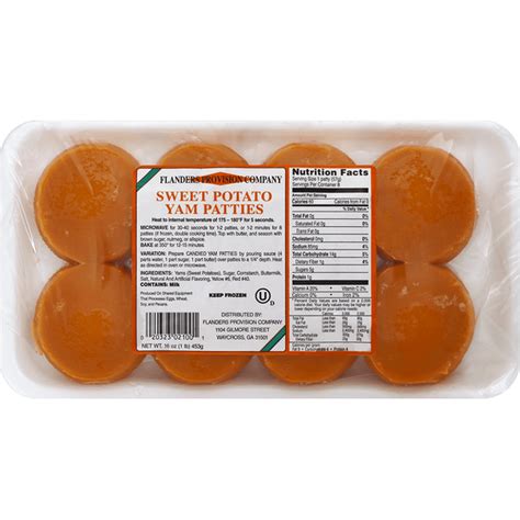 Flanders Yam Patties Sweet Potato 16 Oz Delivery Or Pickup Near Me Instacart