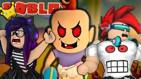 Atrapados En La Guarderia Con Baby Evil Roblox Kori Juegos Youtube