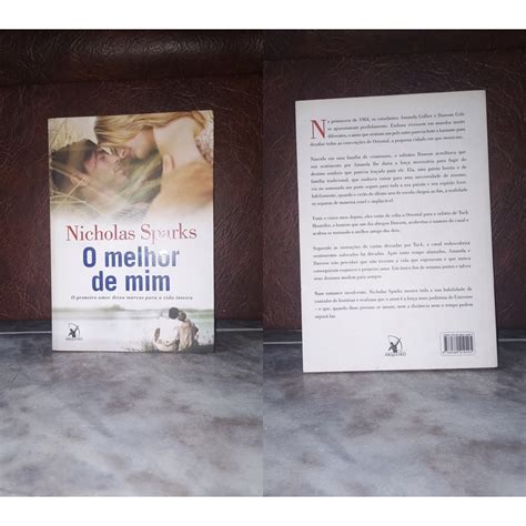 Livro O Melhor De Mim Nicholas Sparks Shopee Brasil