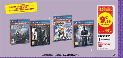 Promo Jeux Playstation Hits Sony Chez Hyper U Icatalogue Fr