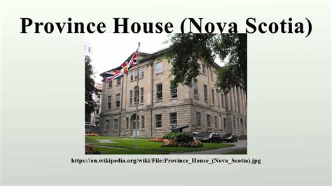 Province House Nova Scotia Youtube