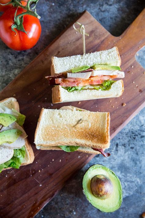 Turkey Blt Croissant Sandwich Recipe Turkey Club Sandwich Turkey