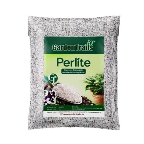 Gardentrails Coco Peat Soil Powdered 2kg And Perlite 500 Grams