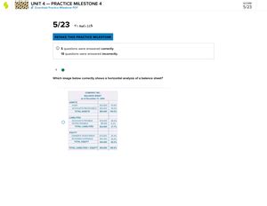 Sophia Financial Accounting Unit Milestone That S