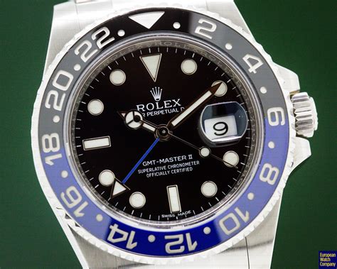 Rolex Blnr Gmt Master Ii Ceramic Black Blue Batman Ss